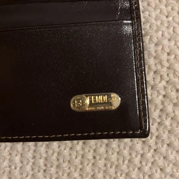Fendi Zucca Canvas & Leather bifold wallet Wallets